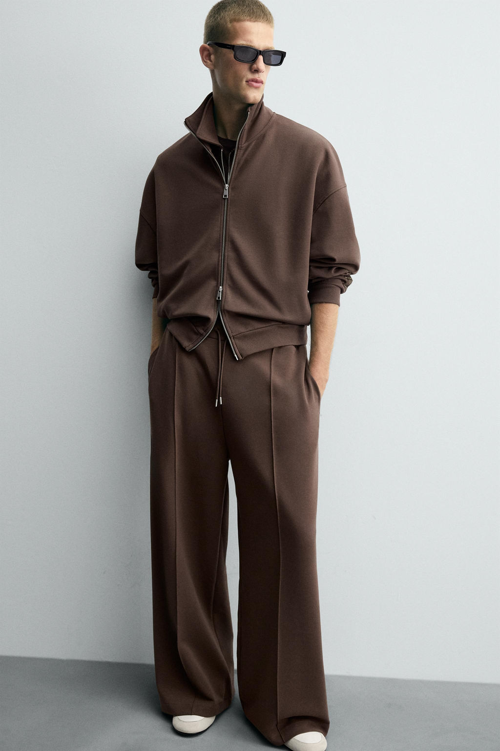LABEL INTERLOCK TROUSERS - Zara фото 5