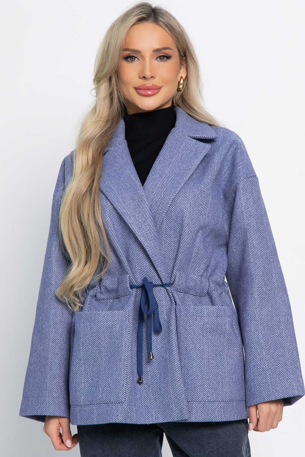 Пальто-пиджак (ткань: драп) - Lt collection фото 89