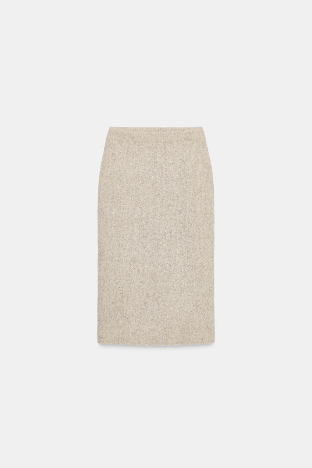 BRUSHED EFFECT KNIT MIDI SKIRT - Zara фото 2