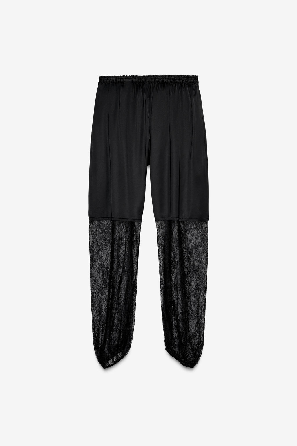 LIMITED EDITION LACE COMBINED TROUSERS - Zara фото 8