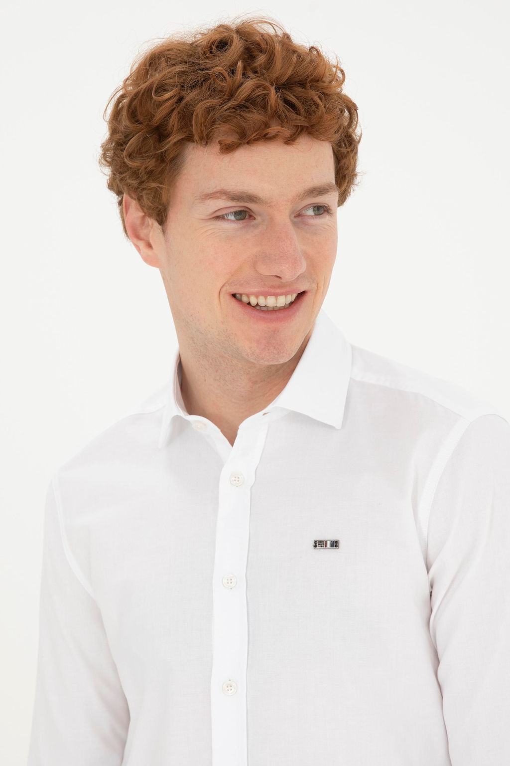 Erkek Beyaz Uzun Kollu Basic G_mlek Sepette S_rpriz _ndirim