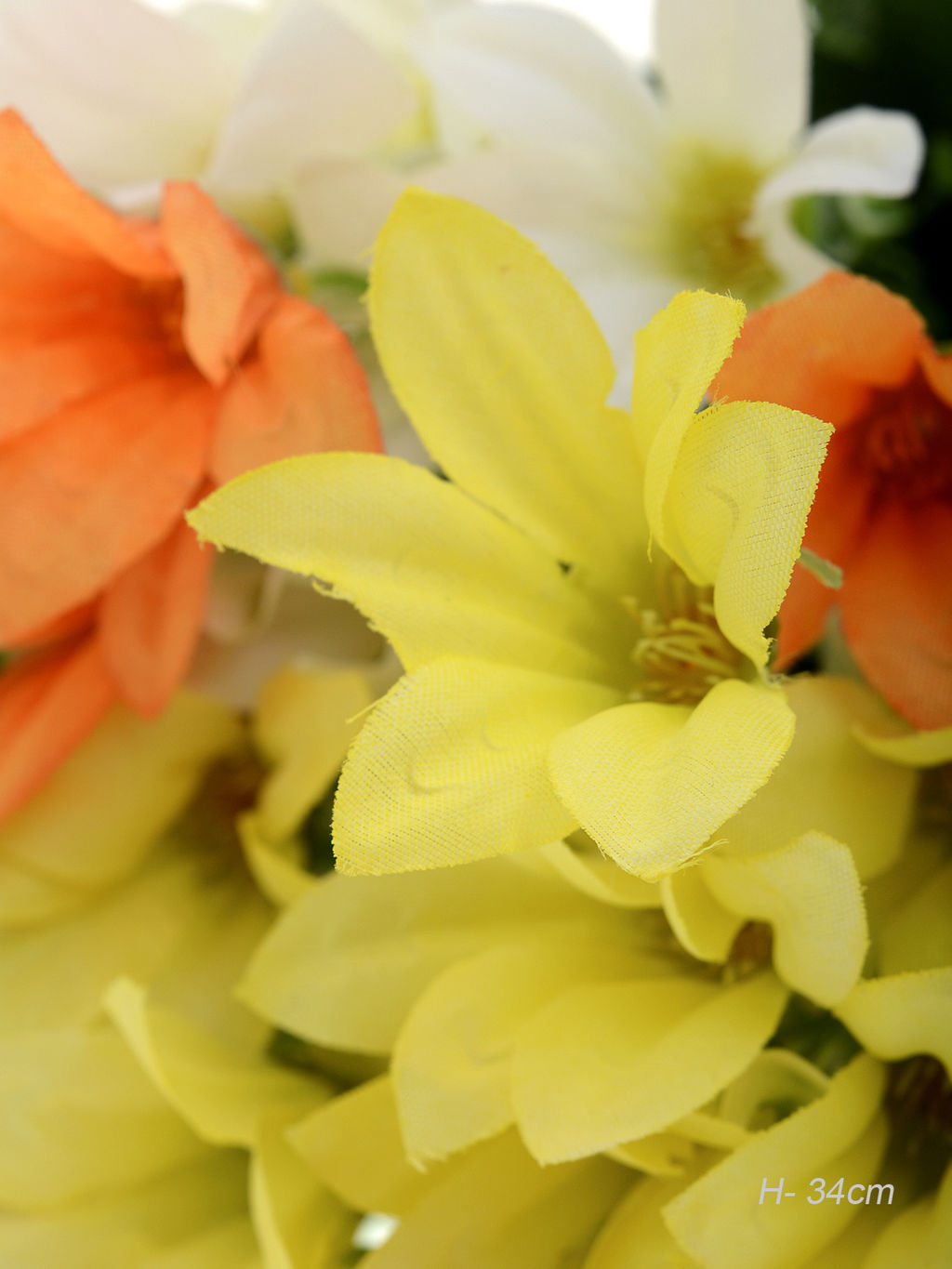 Цветок искусственный 34 см 5 веток / 254-9 /уп 2/300/600/