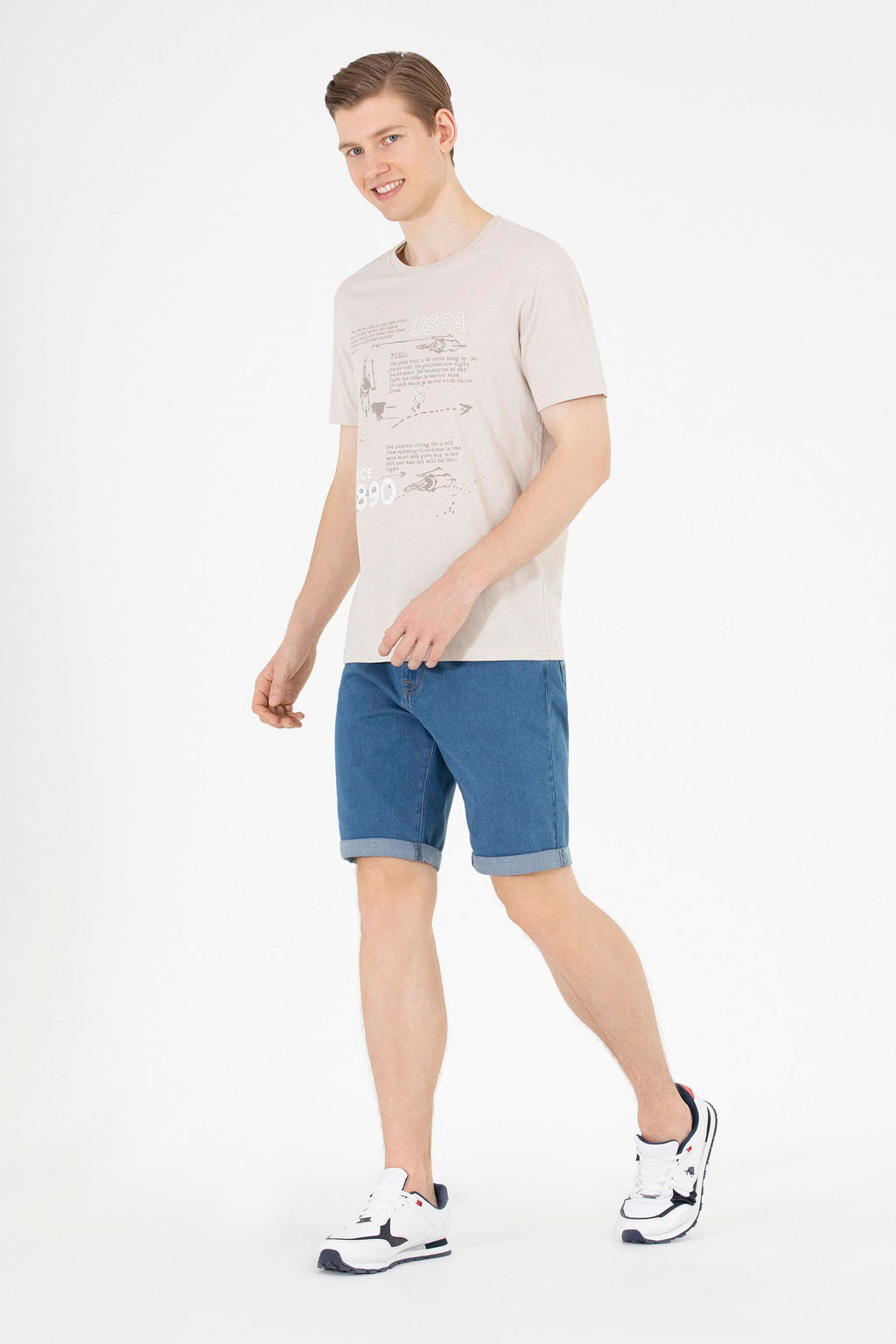 Мужская футболка с круглым вырезом Stone Stone - U.s. polo assn фото 3