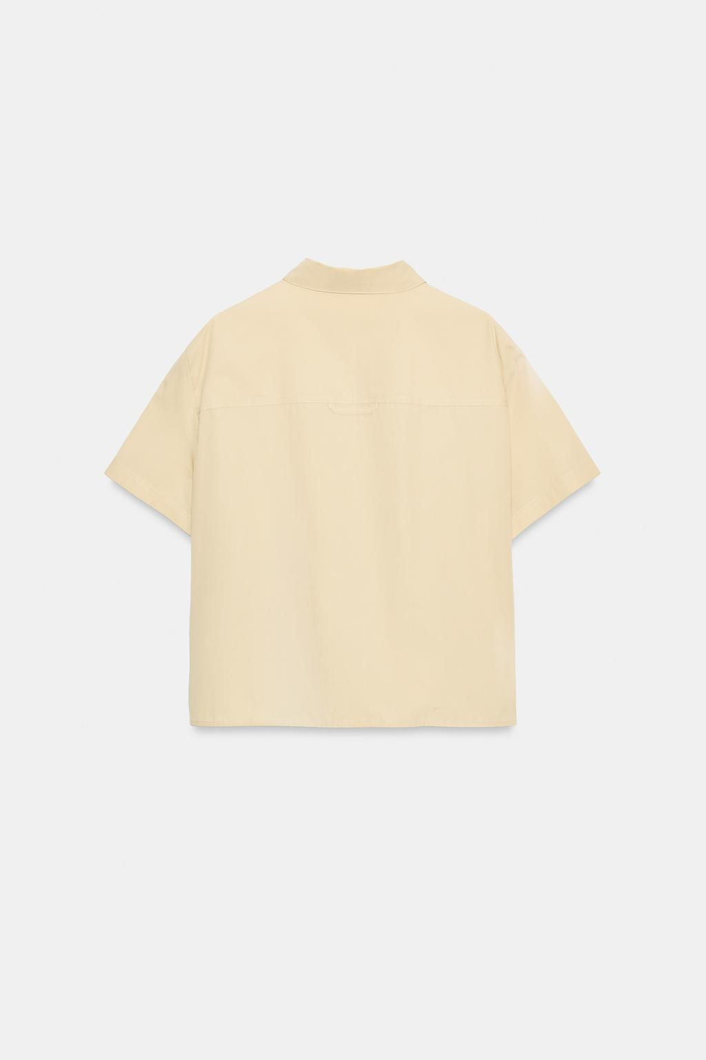 ZW COLLECTION SHIRT WITH POCKETS - Zara фото 9