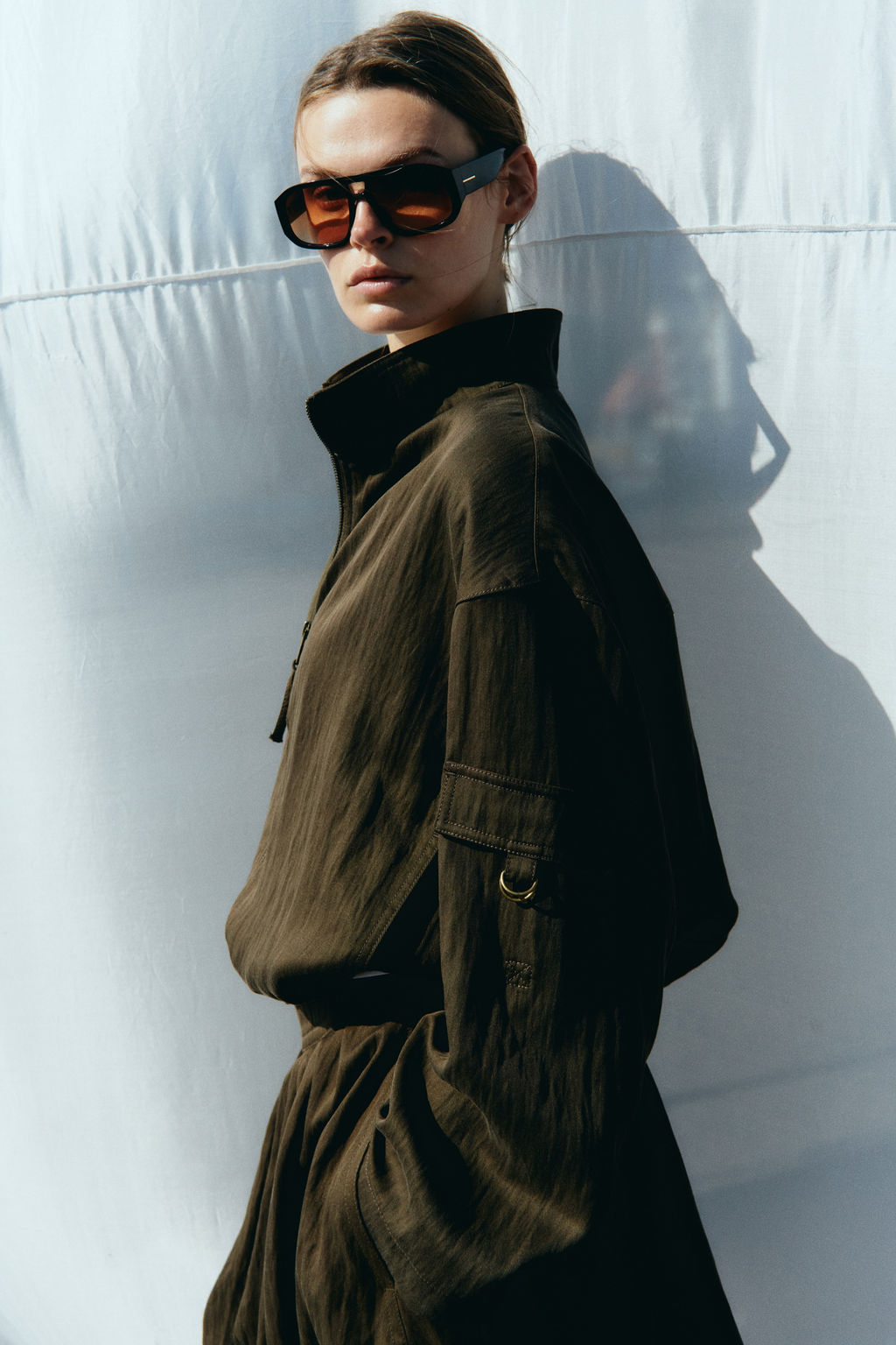 Chaqueta oversize de sarga - H&m фото 2