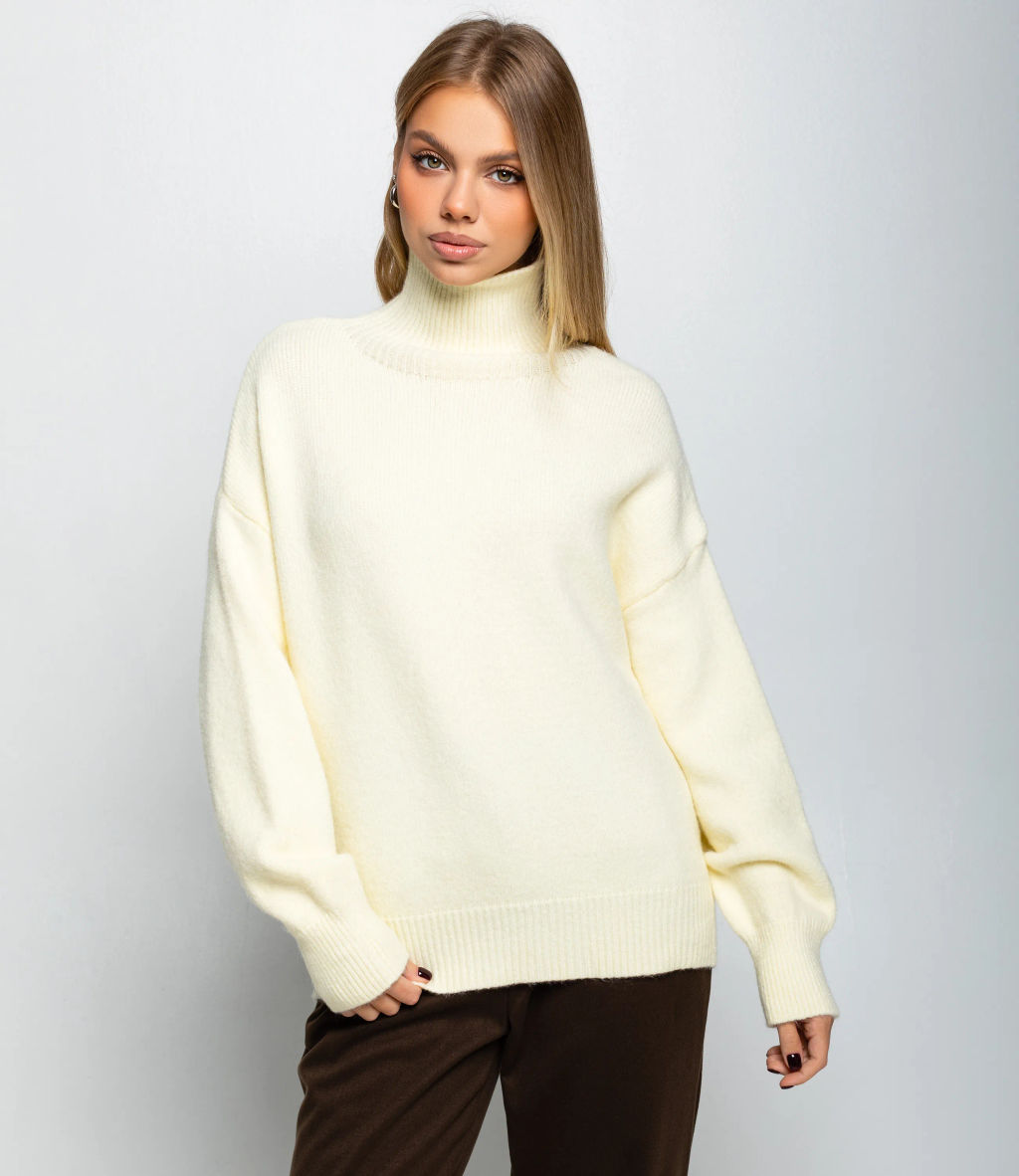 Свитер #КТ2587 (1), кремовый