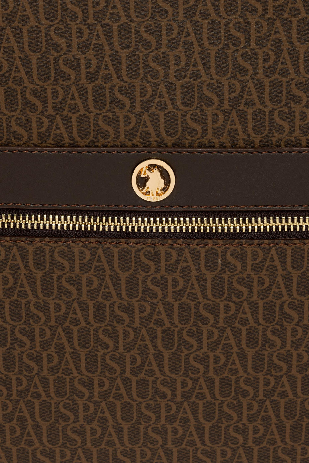 U. S. Polo Assn Женская коричневая сумка через плечо - U.s. polo assn фото 5