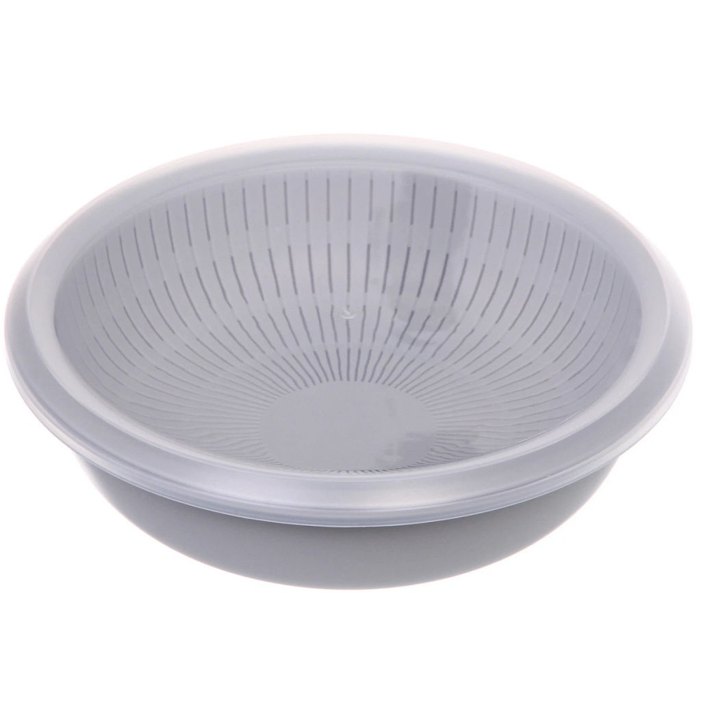 Дуршлаг пластиковый "Фаттория" 24*7,5см двойной с чашей