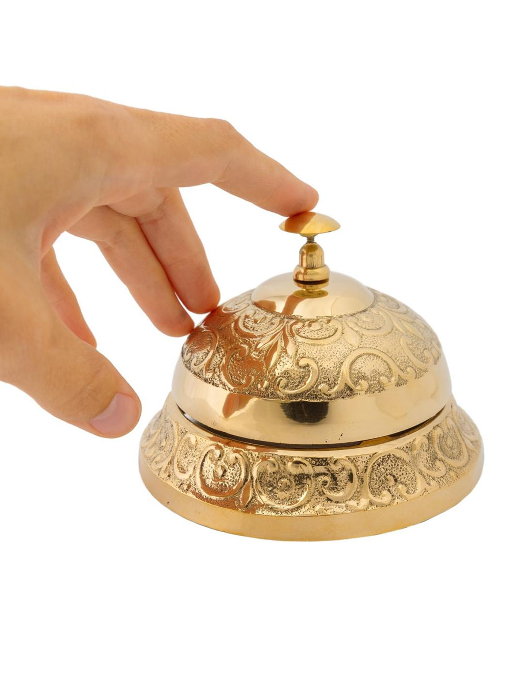 Звонок настольный (сонетка) (полиш) № Пи737/1/1 - Ганг фото 3