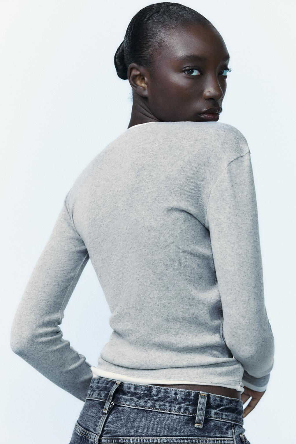 DOUBLE T-SHIRT - Zara фото 11