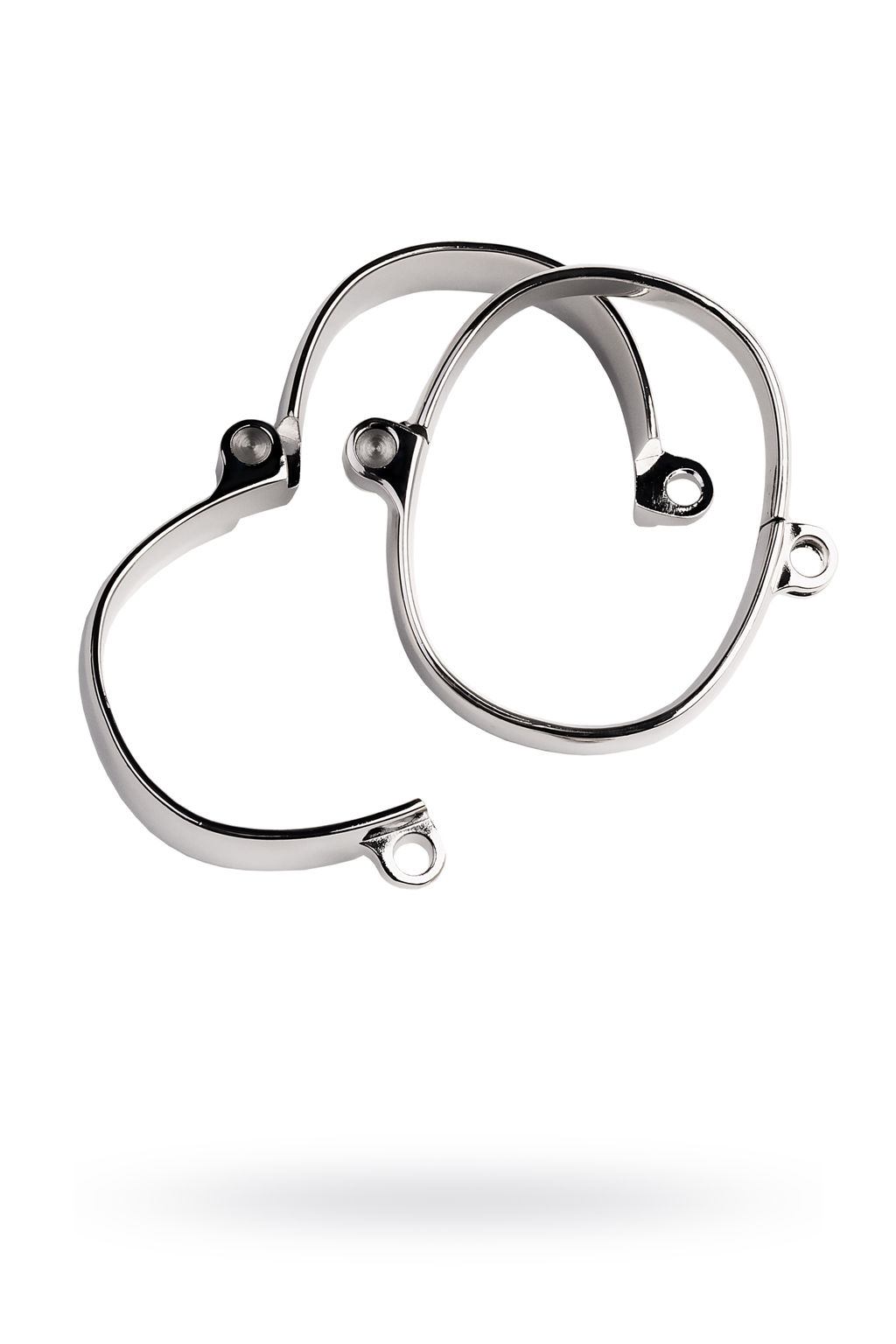 Наручники Metal by TOYFA, серебристые, 6,5Х8 см