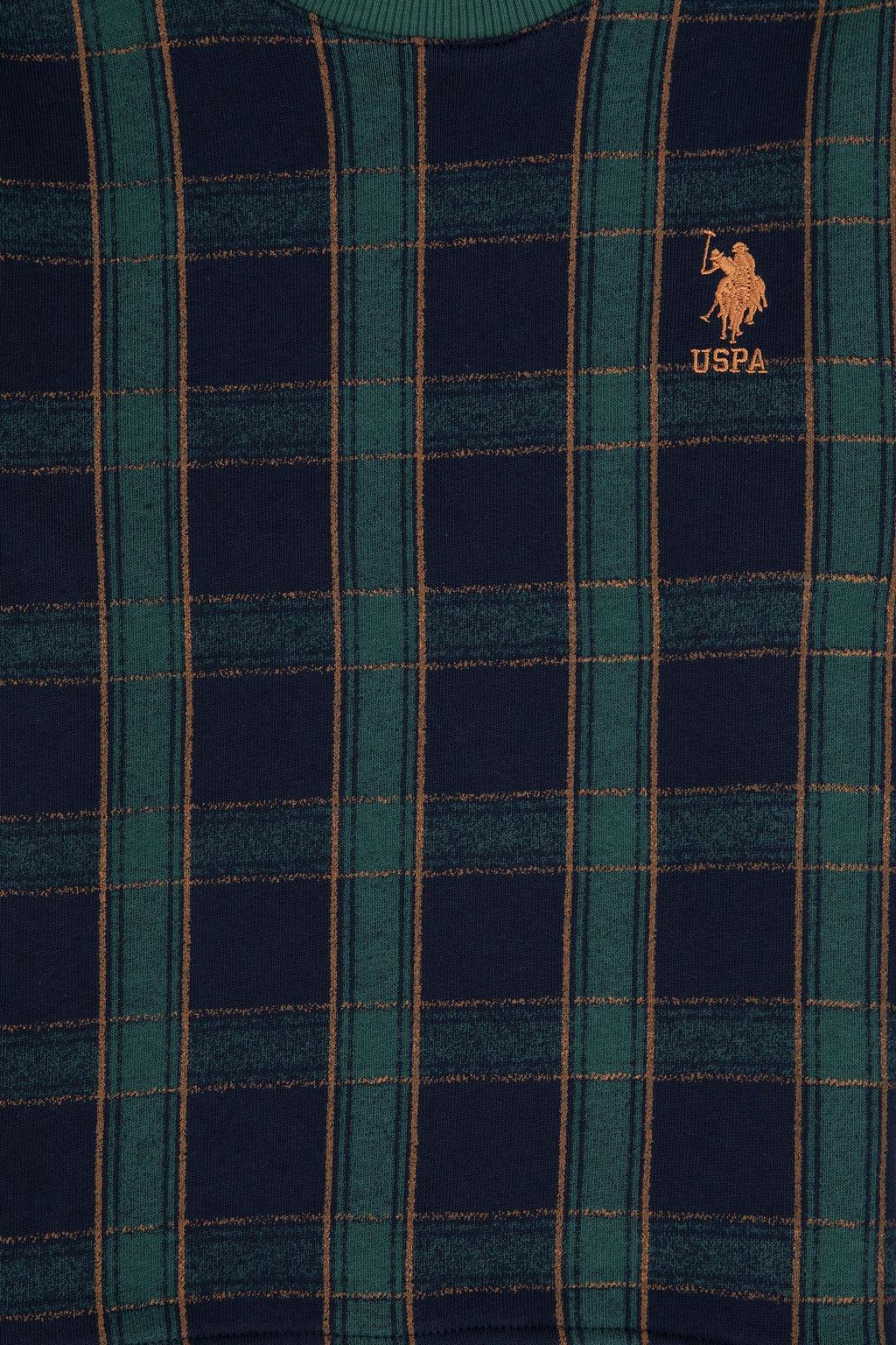 Erkek _ocuk Koyu Ye_il Bisiklet Yaka Sweatshirt - U.s. polo assn фото 3