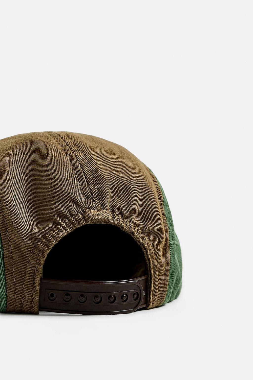 COLOUR BLOCK FLAT PEAK CAP - Zara фото 4