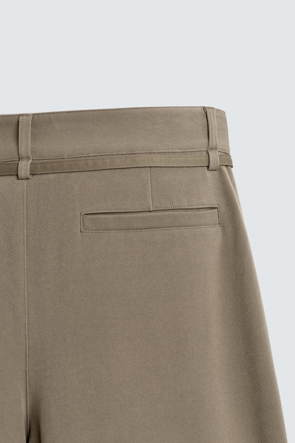 BALLOON FIT TROUSERS WITH PLEATS AND BELT - Zara фото 11