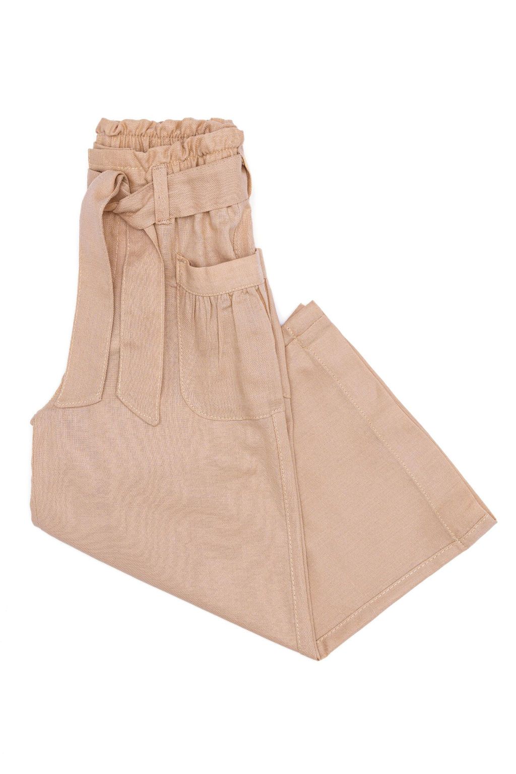 U. S. Polo Assn Брюки песочного цвета для девочек из парусины - U.s. polo assn фото 6