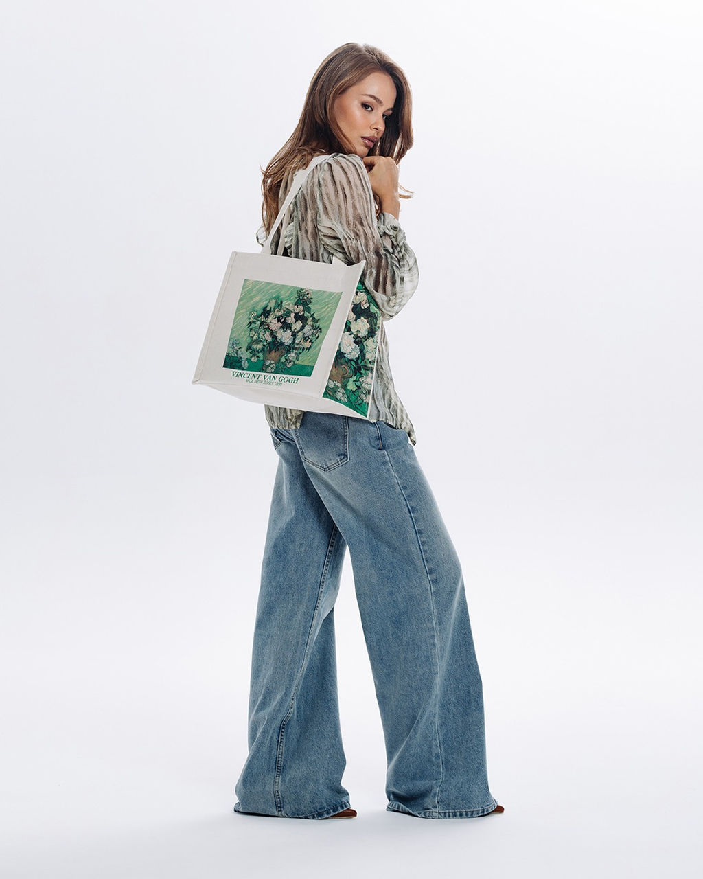 сумка 100% хлопок(канвас) авторский принт ВАН ГОГ - Sahar art lab фото 8