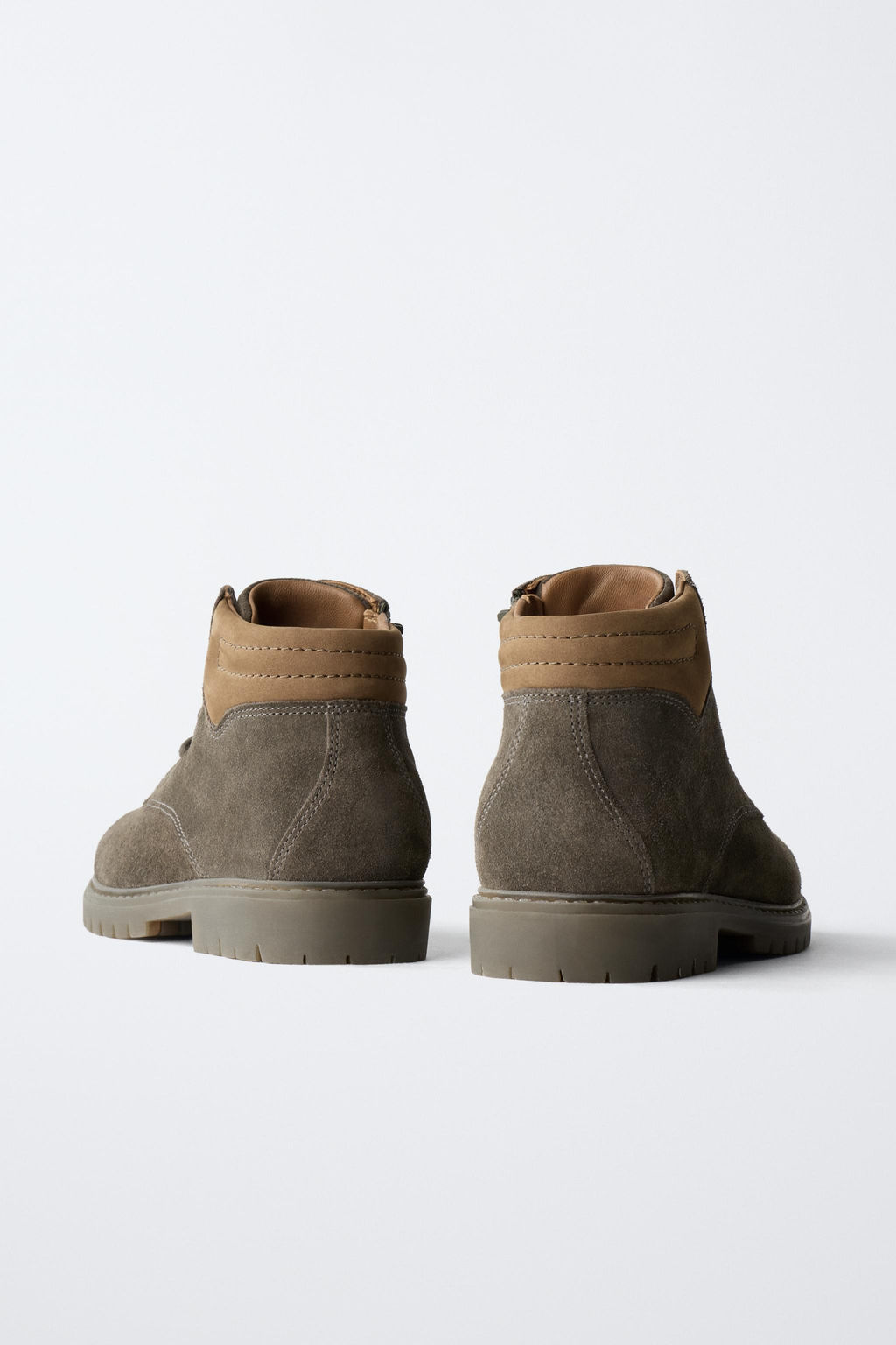 LEATHER ANKLE BOOTS - Zara фото 5