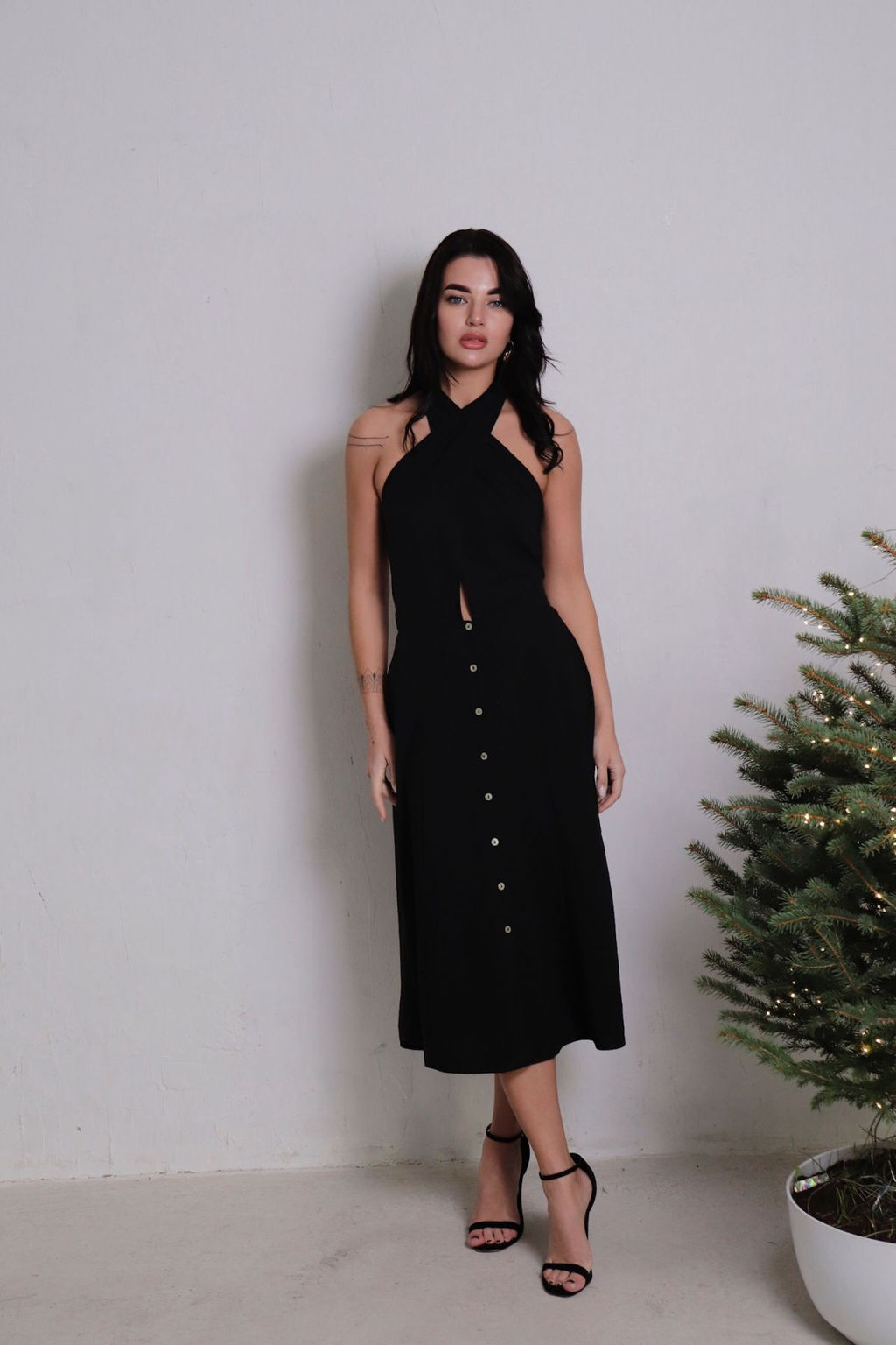 11436 Платье чёрное - Martichelli фото 5