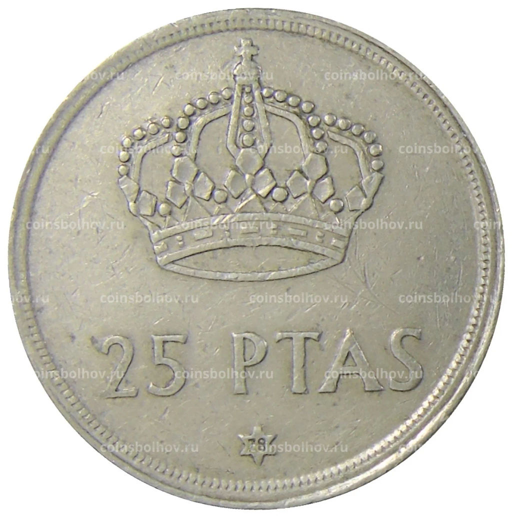 25 песет 1975 (78) года Испания