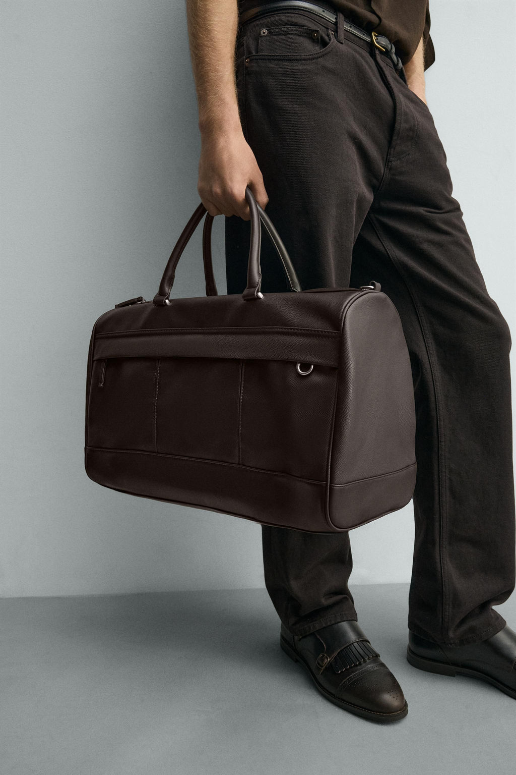 TEXTURED TRAVEL BAG - Zara фото 10
