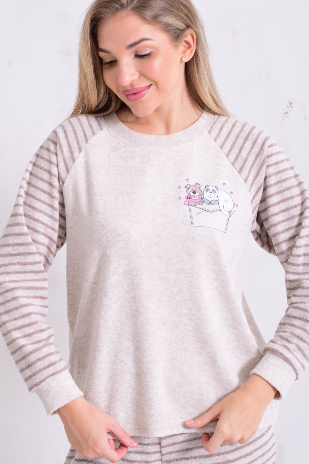 Пижама женская 1-248а (какао)