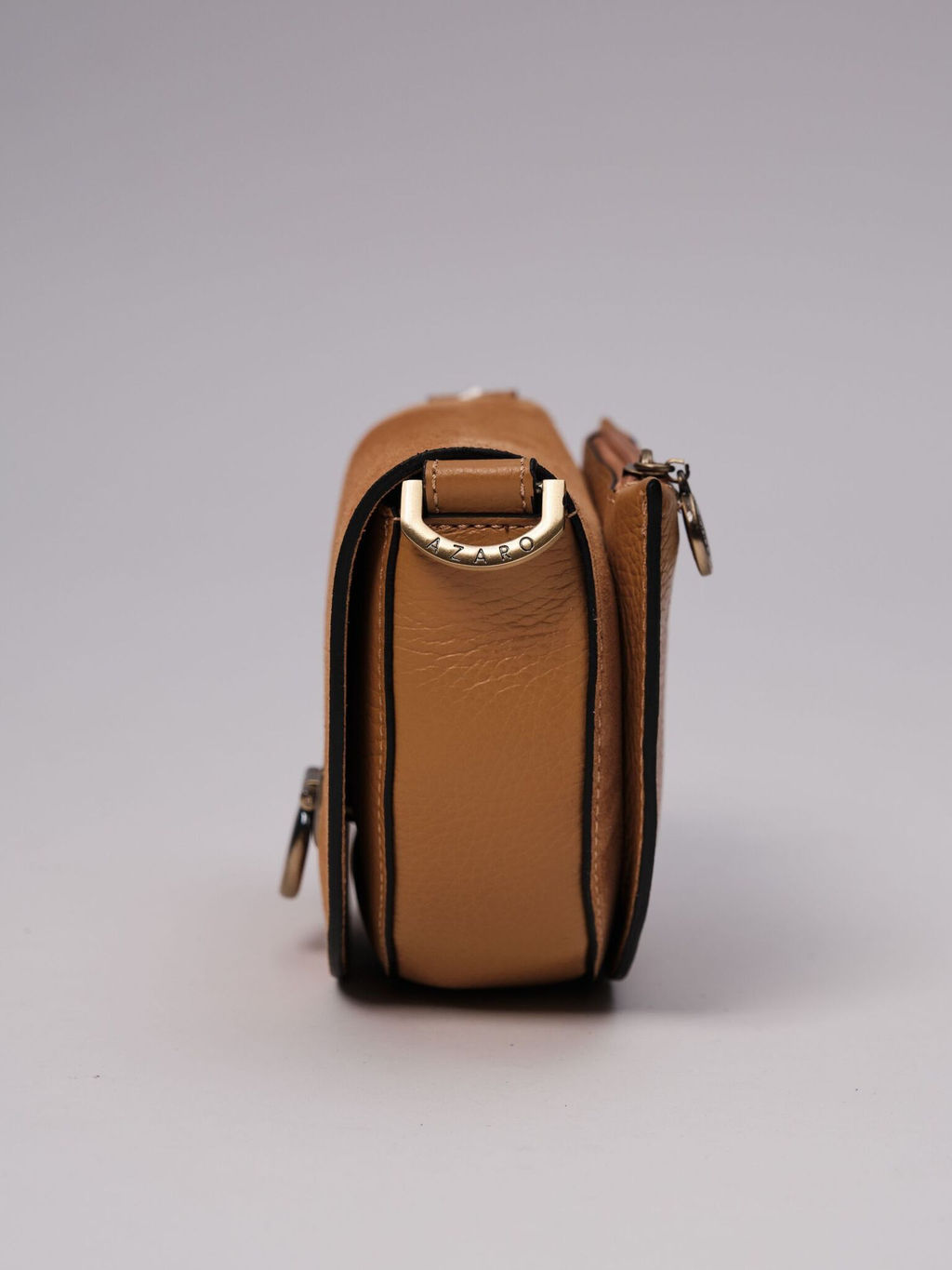 Сумка замшевая кросс-боди Azaro 31032 глина