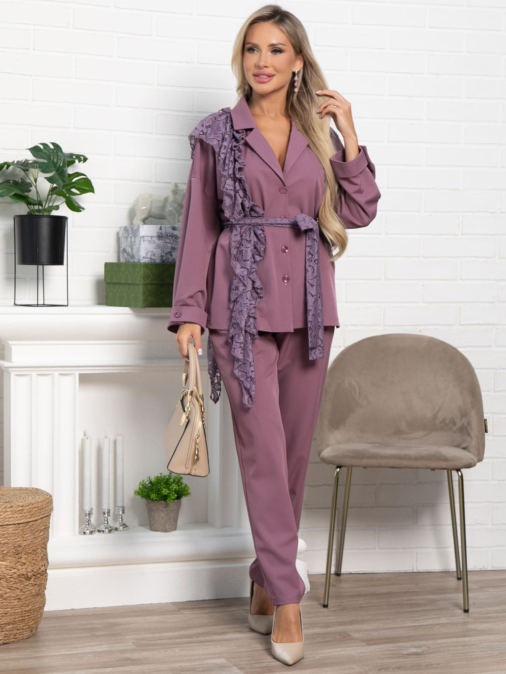 Костюм брючный Стилизация - Lt collection фото 18