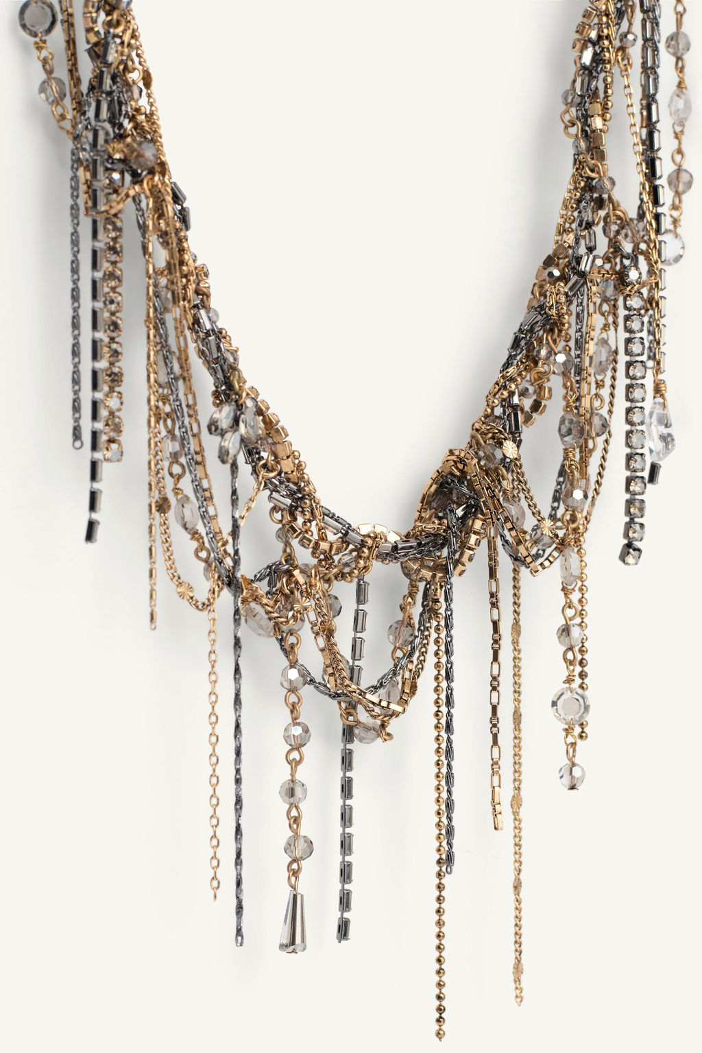 COLLAR BRILLOS LIMITED EDITION / Oro / Plata - Zara фото 5