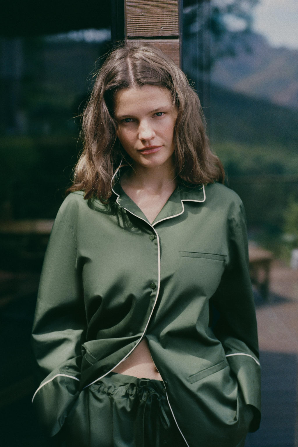 CONTRAST POPLIN SHIRT - Zara фото 4