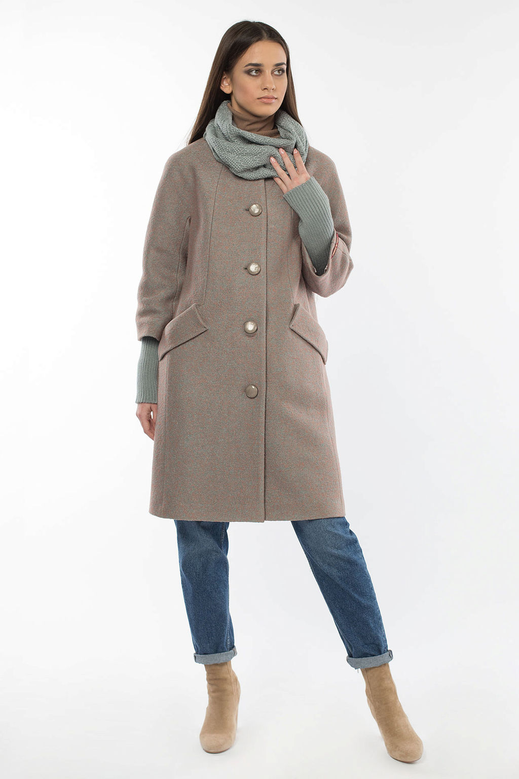 Пальто женское демисезонное - El podio фото 4