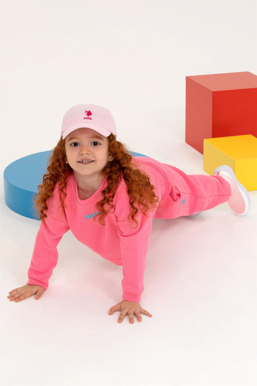 U. S. Polo Assn Детский розовый базовый свитшот с круглым вырезом - U.s. polo assn фото 10