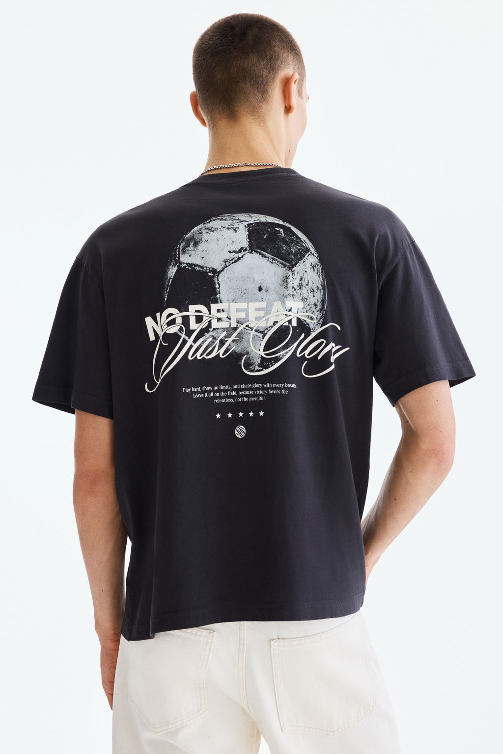 Camiseta con motivo estampado Loose Fit - H&m фото 10