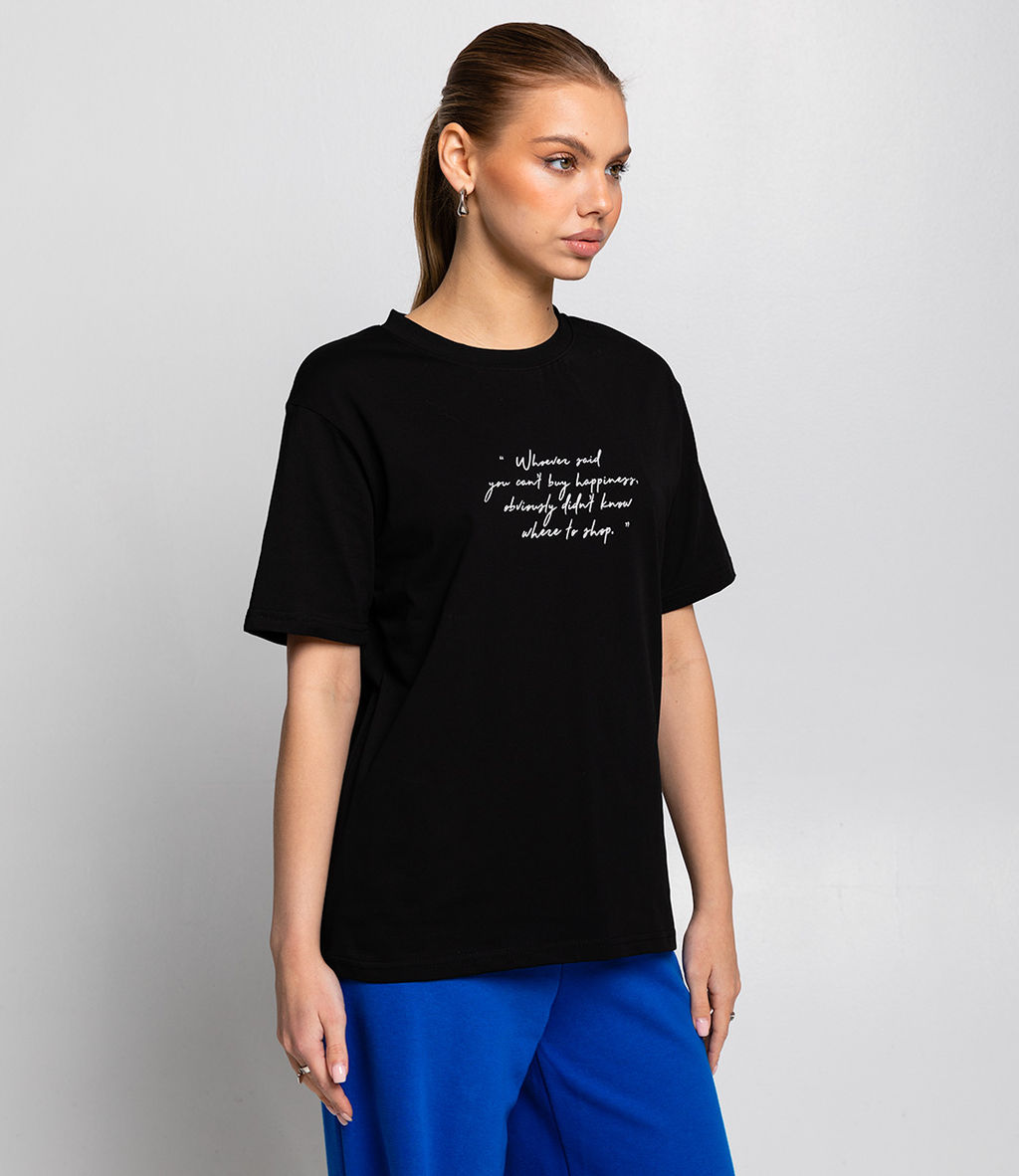 Футболка #КТ3504, чёрный - Dommod фото 2