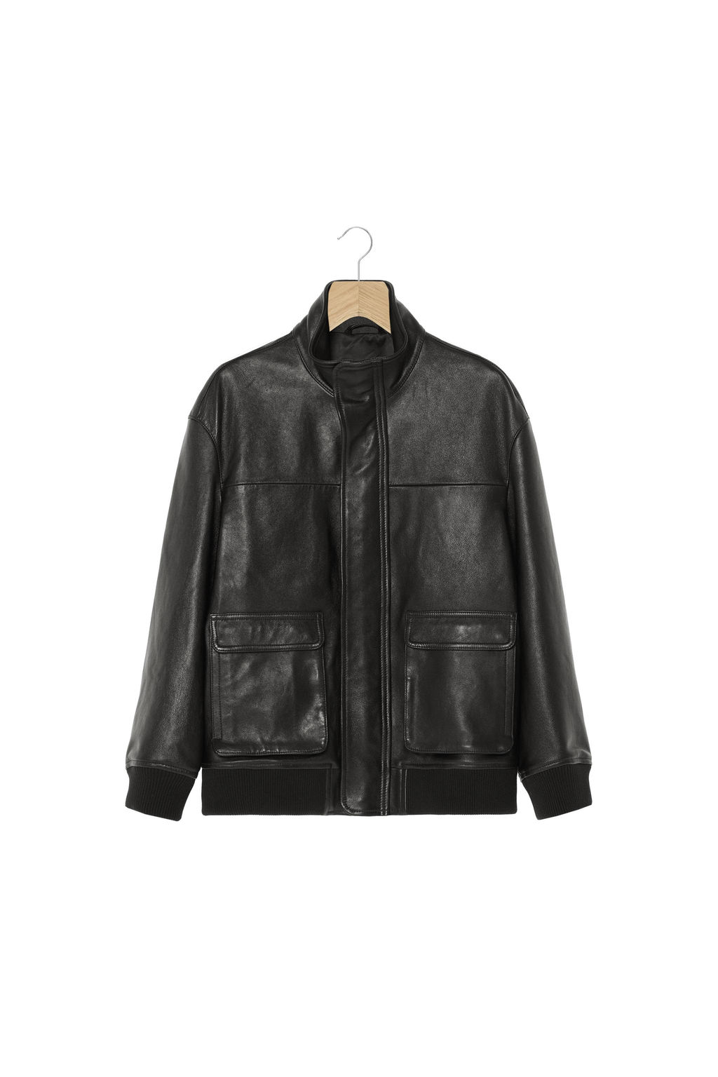 RELAXED FIT LEATHER JACKET ORIGINS - Zara фото 18