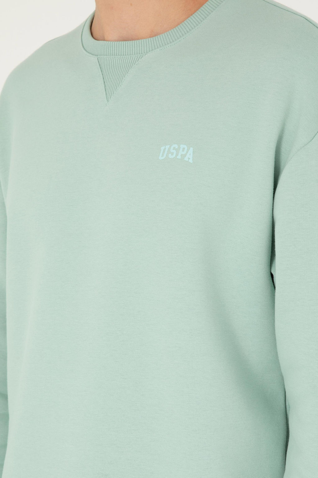 Мужская базовая толстовка зеленого цвета Неожиданная скидка в корзине - U.s. polo assn фото 7