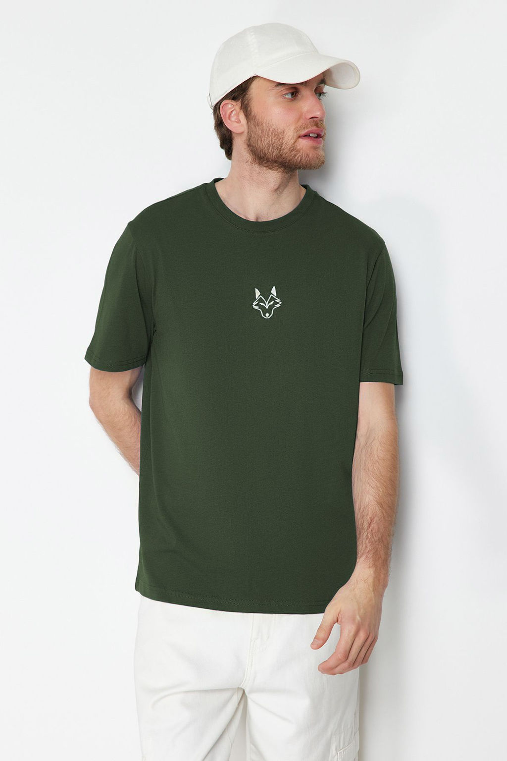 TRENDYOL MAN Siyah Regular/Normal Kesim Kurt Nak?sl? %100 Pamuklu T-Shirt TMNSS24TS00056 - Trendyolmilla фото 53