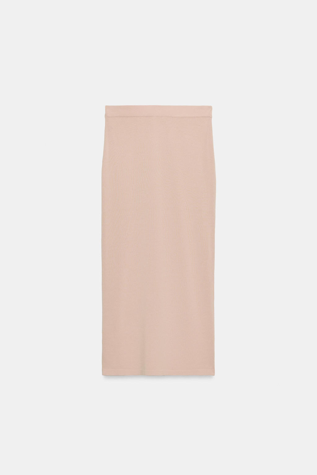 FALDA MIDI PUNTO / rosa claro - Zara фото 4
