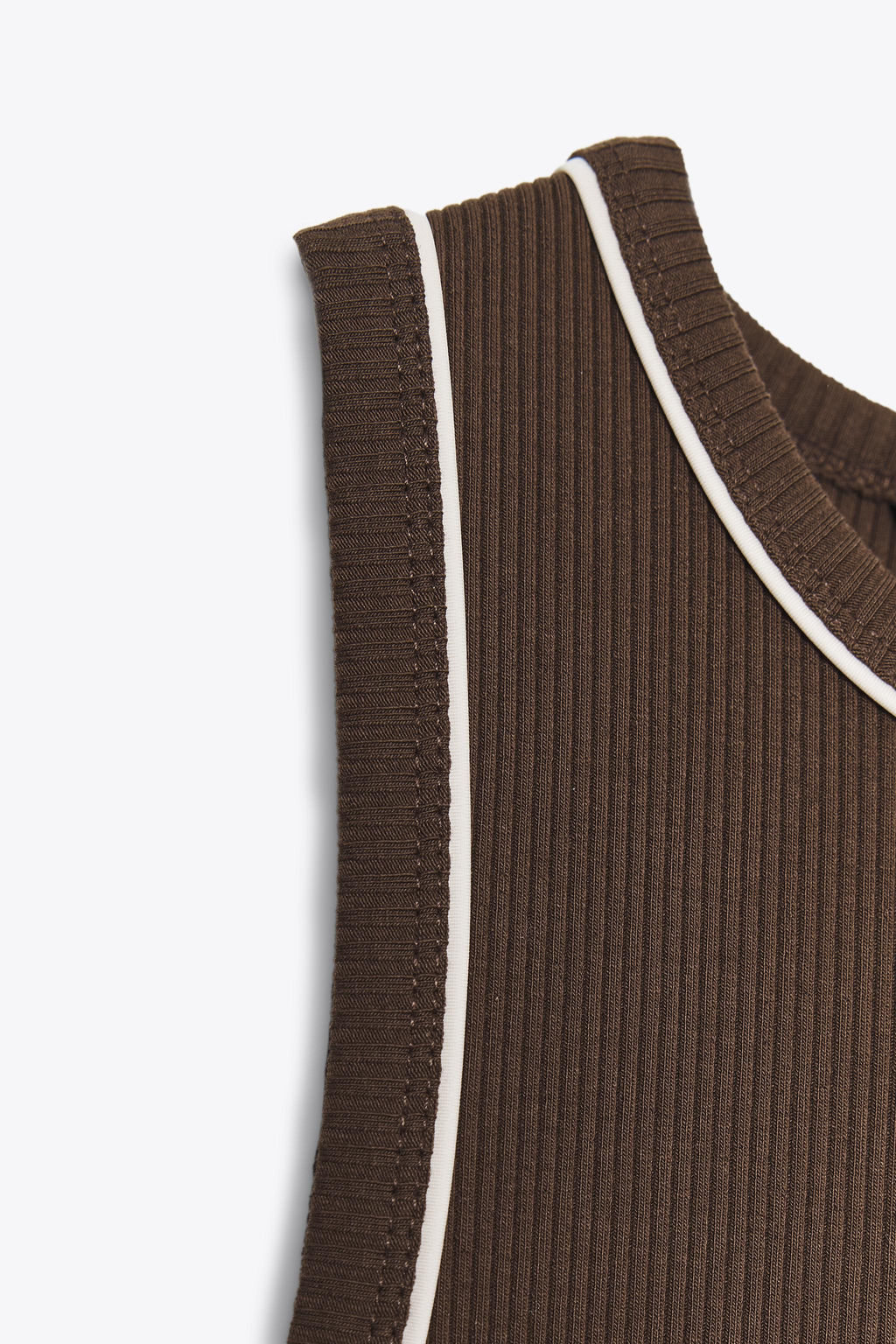 CONTRAST MIDI DRESS WITH BELT - Zara фото 10