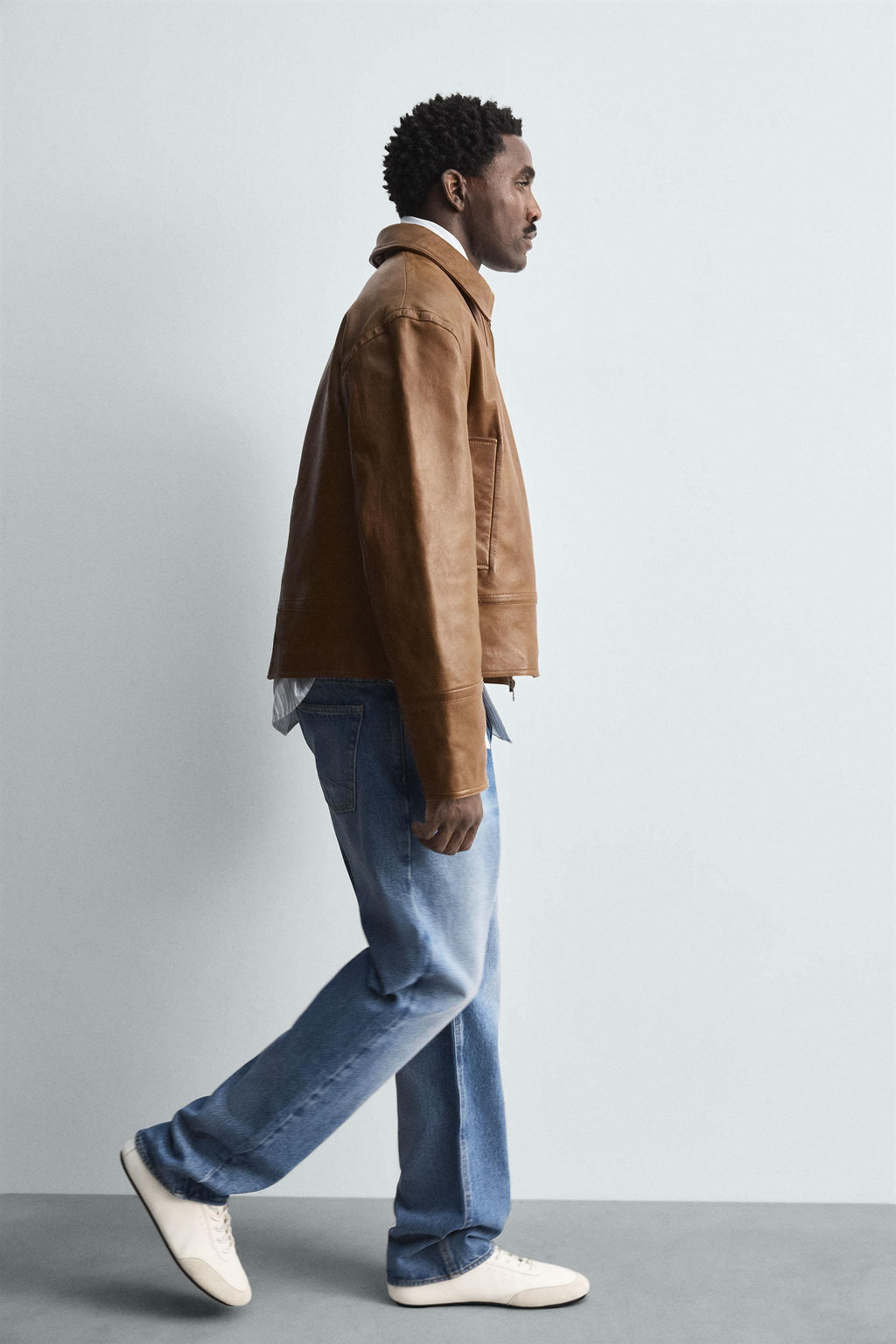 LIMITED EDITION LEATHER JACKET - Zara фото 7