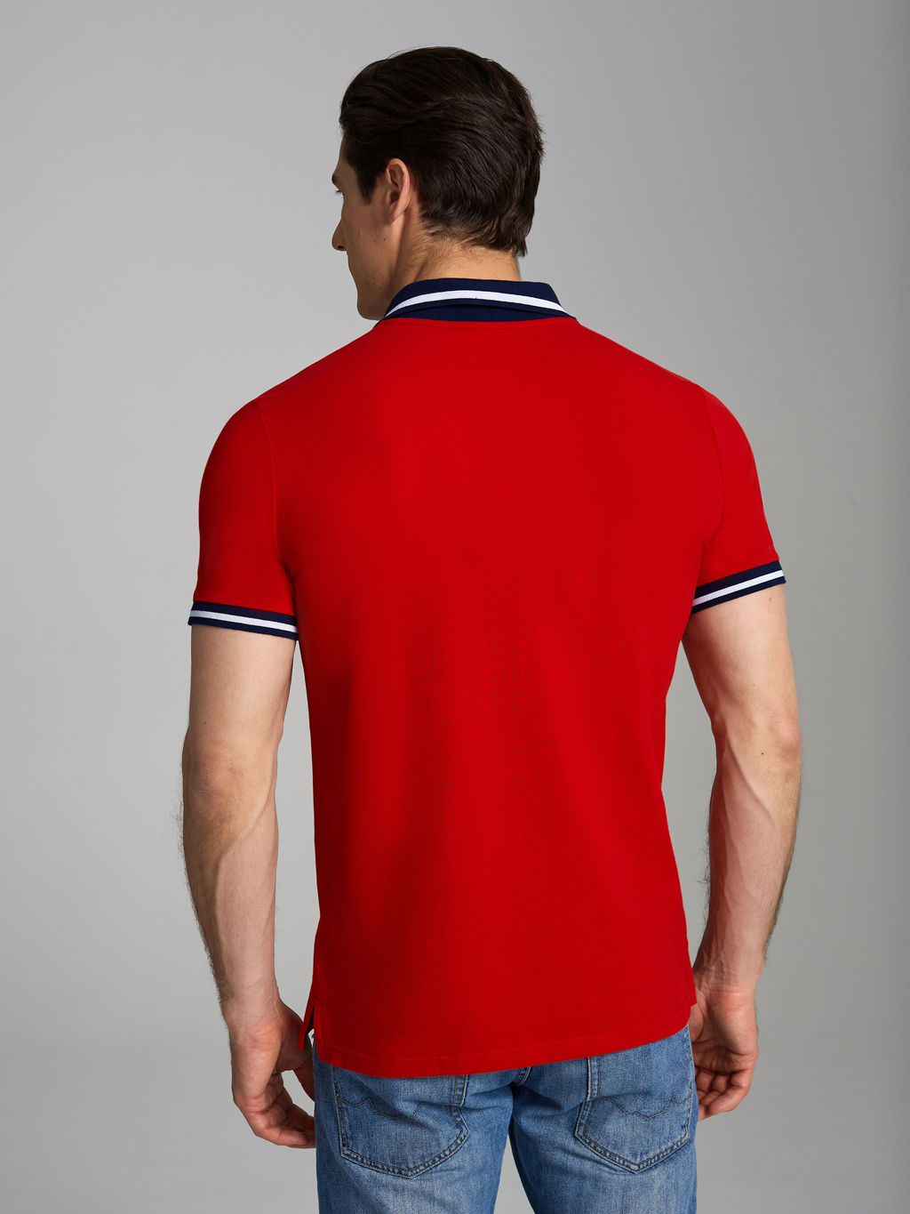 Поло мужское СССР 65M-RR-1783 RED-N-ROCKS - Addic фото 4
