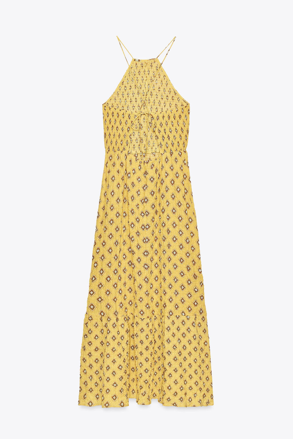 PRINTED MIDI DRESS - Zara фото 19
