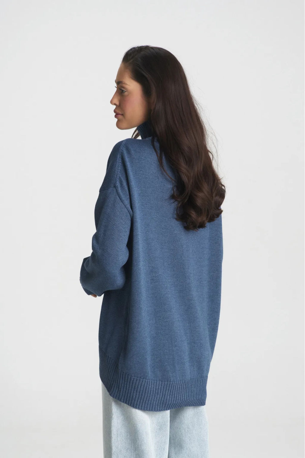 Свитер Cotton Classic Blue Melange