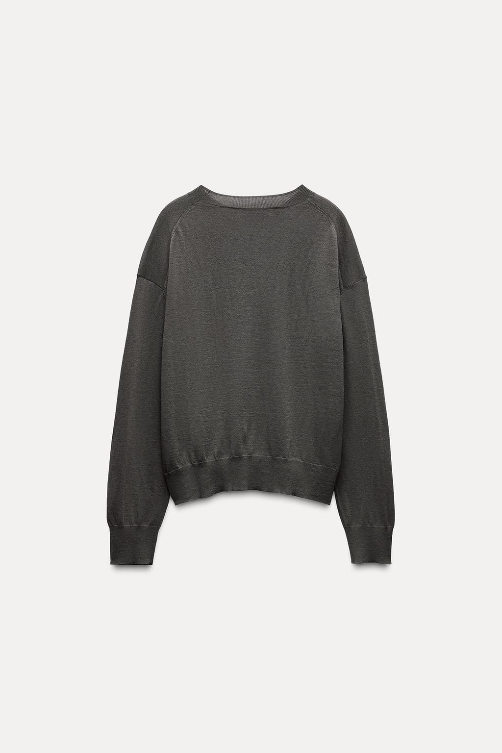 BASIC WOOL BLEND SWEATER - Zara фото 8