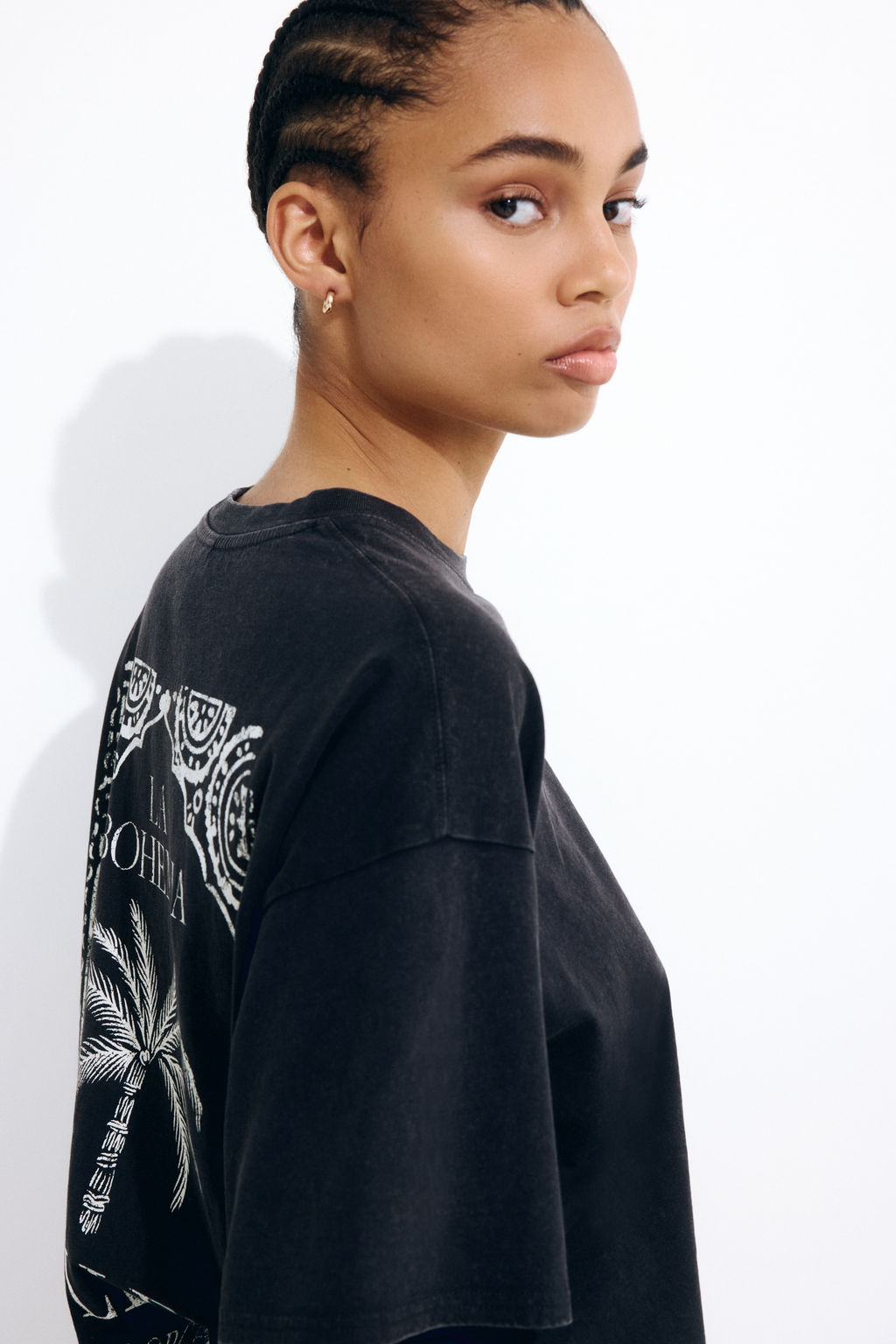 Camiseta oversize estampada - H&m фото 9
