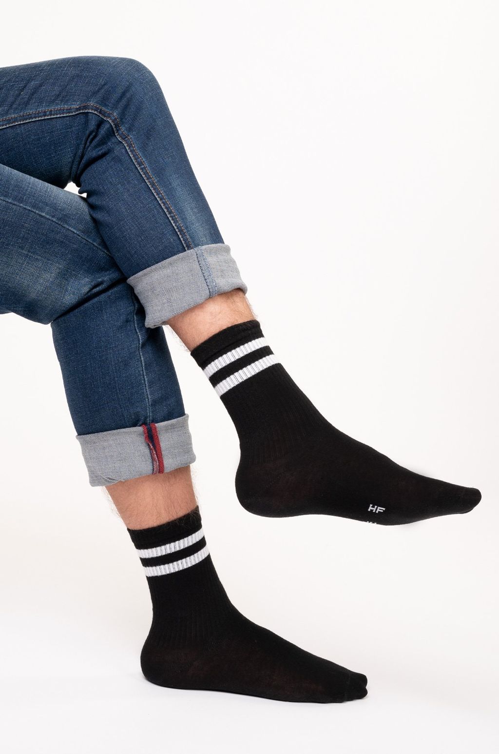 Высокие спортивные носки, набор 3 пары Happy Fox  фото 3