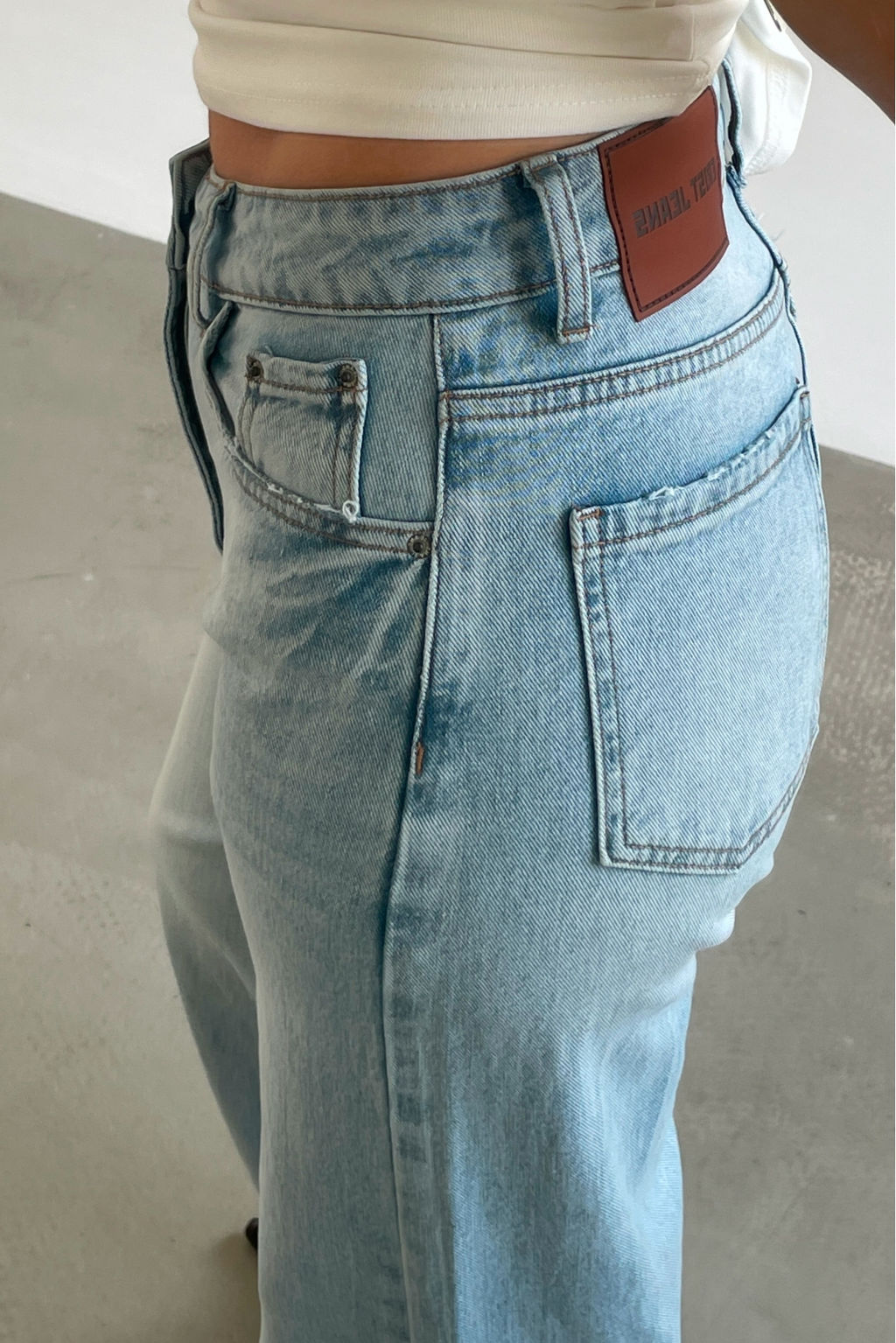 Джинсы прямые Классический голубой - Erist store фото 4
