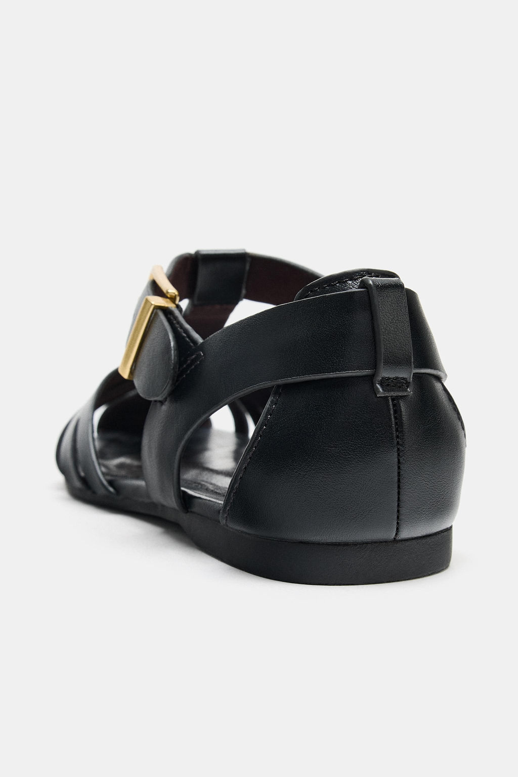 ZAPATO CANGREJERA TIRAS / Negro - Zara фото 5