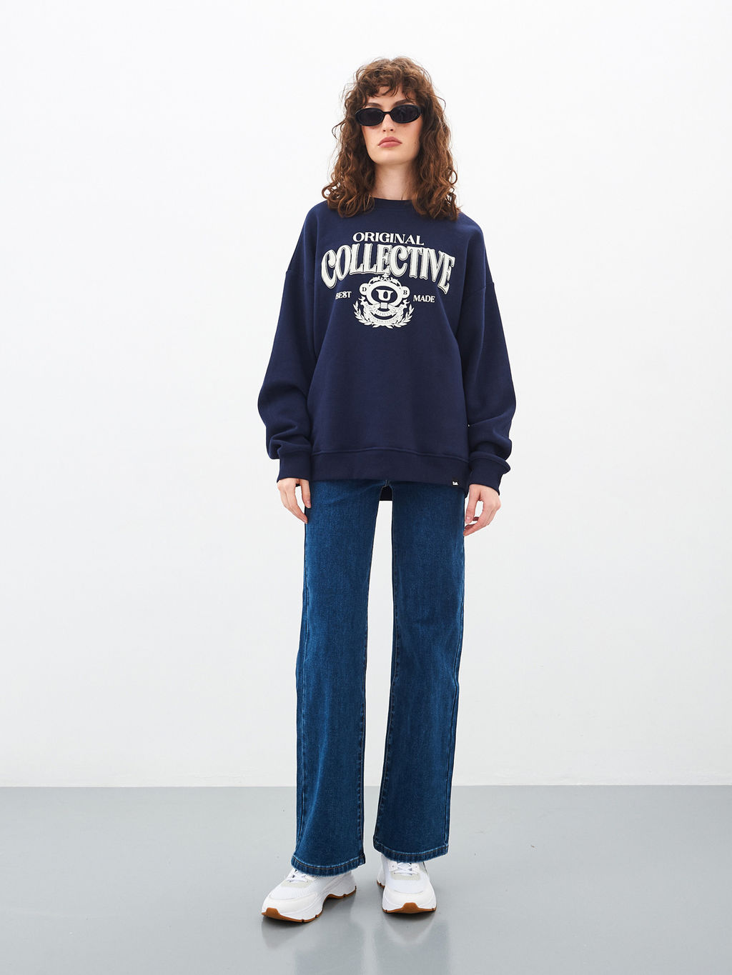 Женские джинсы широкие с высокой посадкой - Mossmore фото 67