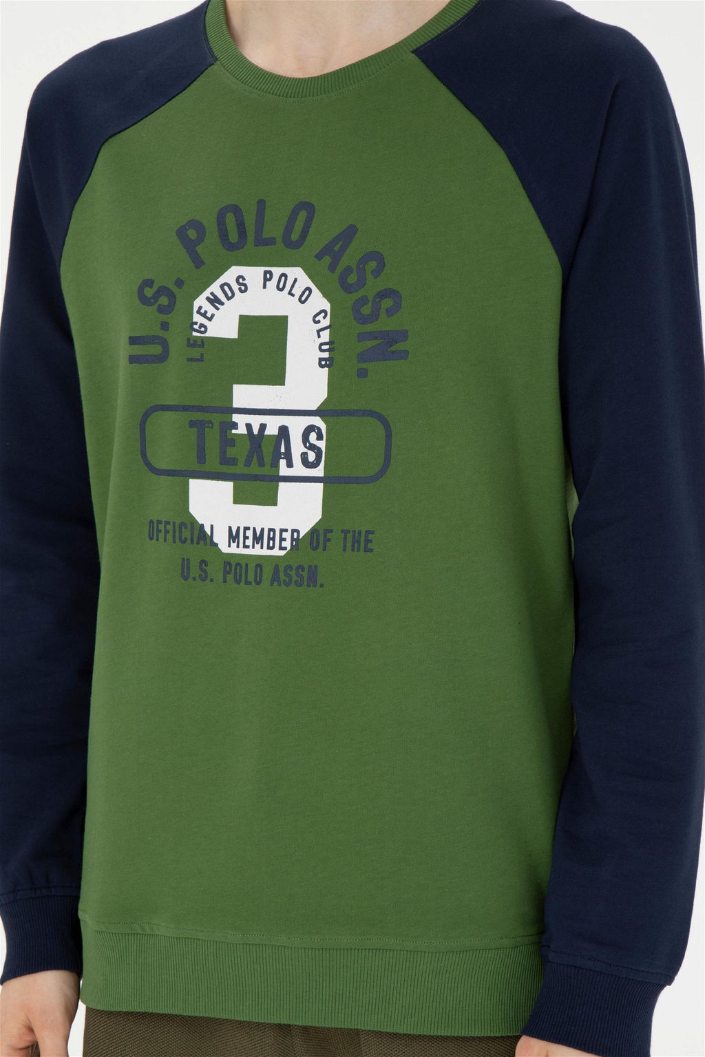 Мужской зеленый свитшот Неожиданная скидка в корзине - U.s. polo assn фото 6