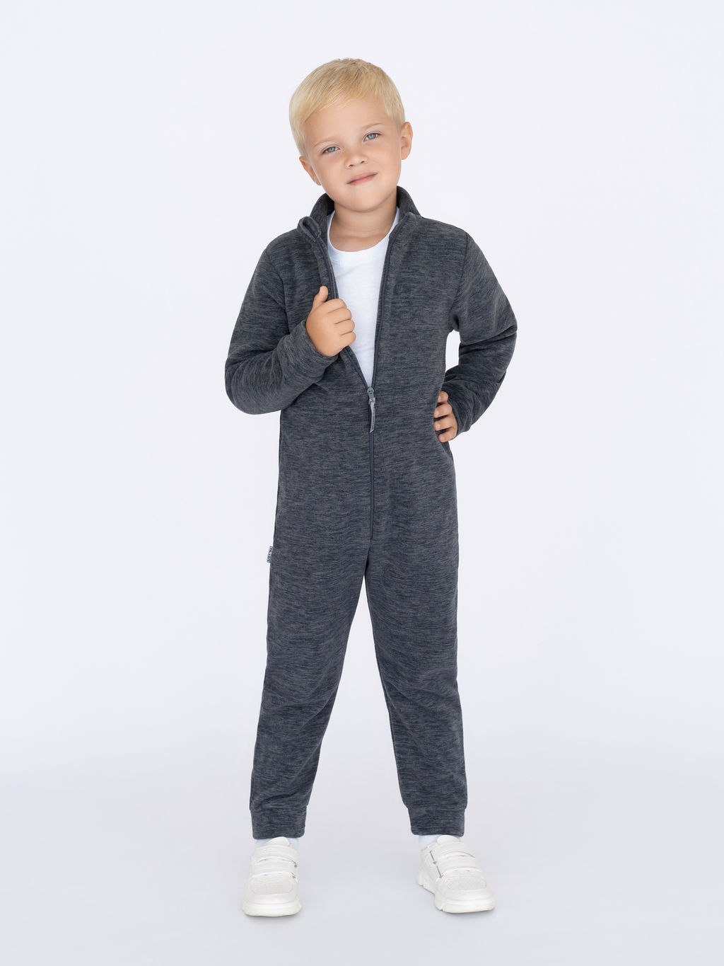 Комбинезон детский темносерый